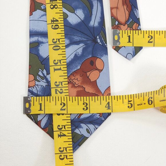 Vintage Pierre Balmain Paris Necktie Tie Mens Paisley‎ Floral 100% Italian Silk - Picture 4 of 4